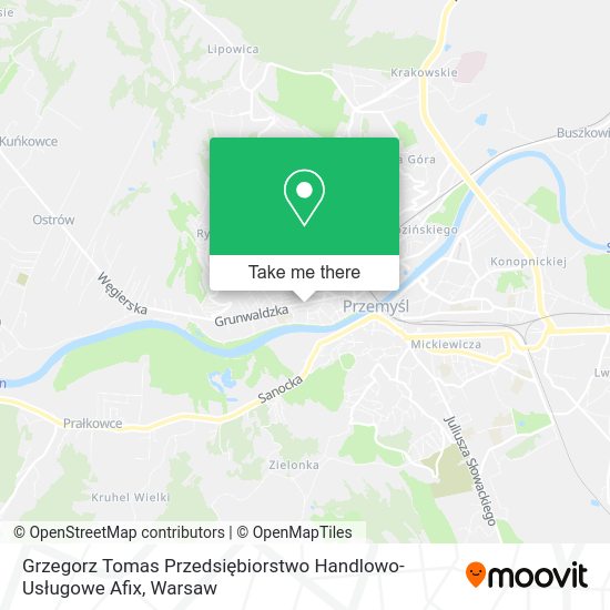 Grzegorz Tomas Przedsiębiorstwo Handlowo-Usługowe Afix map