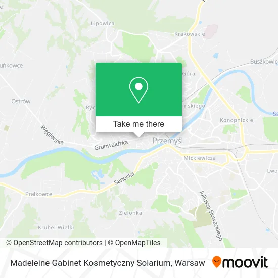 Карта Madeleine Gabinet Kosmetyczny Solarium