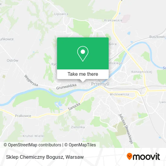 Карта Sklep Chemiczny Bogusz