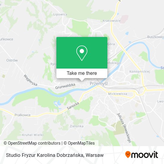 Studio Fryzur Karolina Dobrzańska map