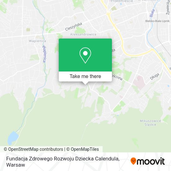 Fundacja Zdrowego Rozwoju Dziecka Calendula map