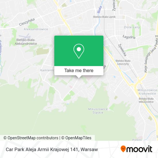 Карта Car Park Aleja Armii Krajowej 141