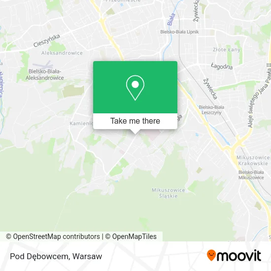 Карта Pod Dębowcem