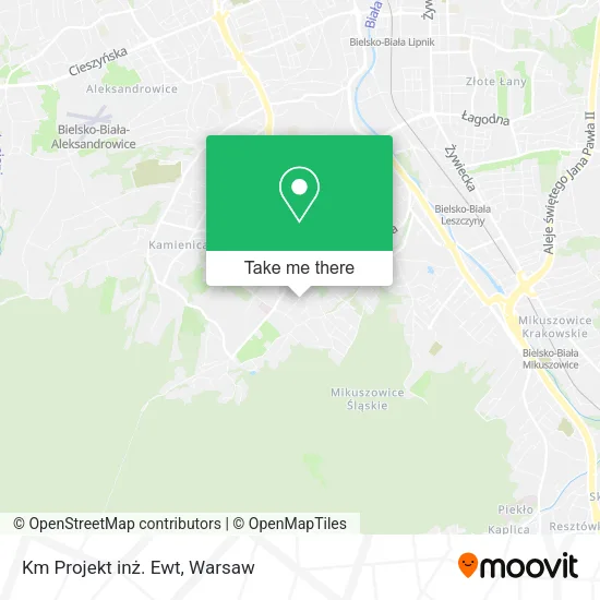 Карта Km Projekt inż. Ewt