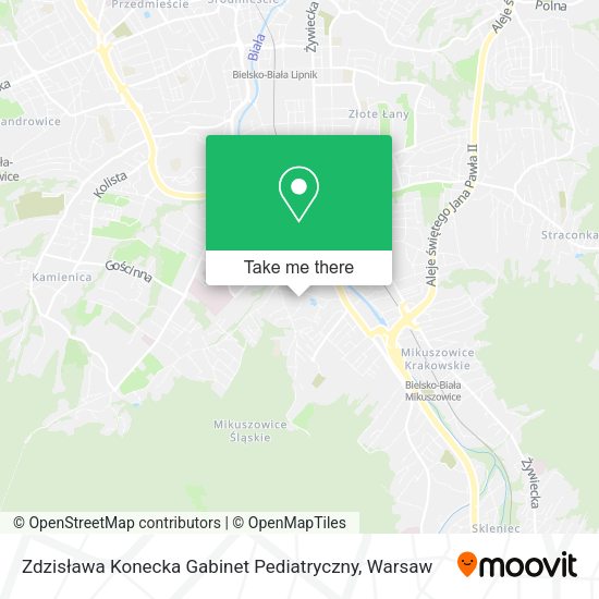 Zdzisława Konecka Gabinet Pediatryczny map