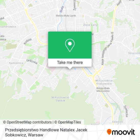 Przedsiębiorstwo Handlowe Natalex Jacek Sobkowicz map