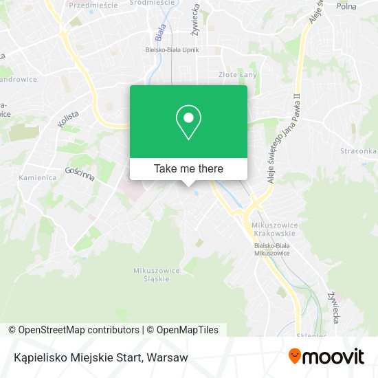 Карта Kąpielisko Miejskie Start