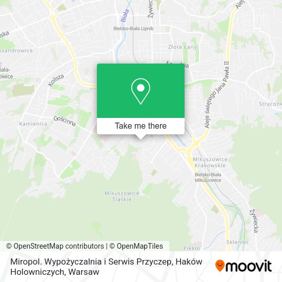 Miropol. Wypożyczalnia i Serwis Przyczep, Haków Holowniczych map