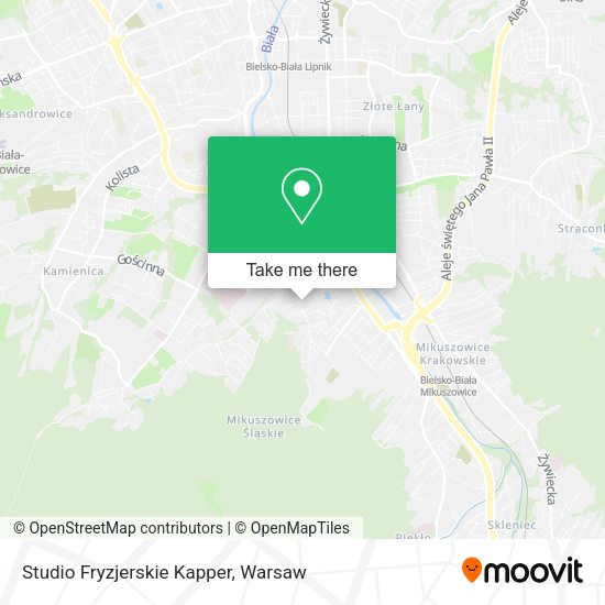 Studio Fryzjerskie Kapper map