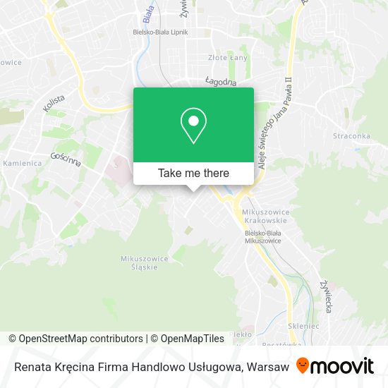 Renata Kręcina Firma Handlowo Usługowa map