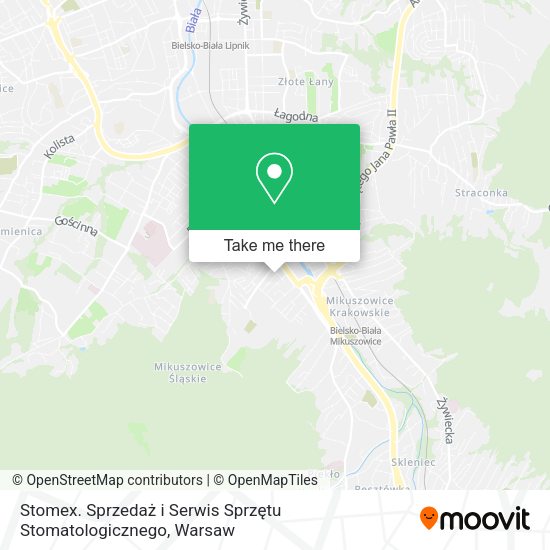 Stomex. Sprzedaż i Serwis Sprzętu Stomatologicznego map