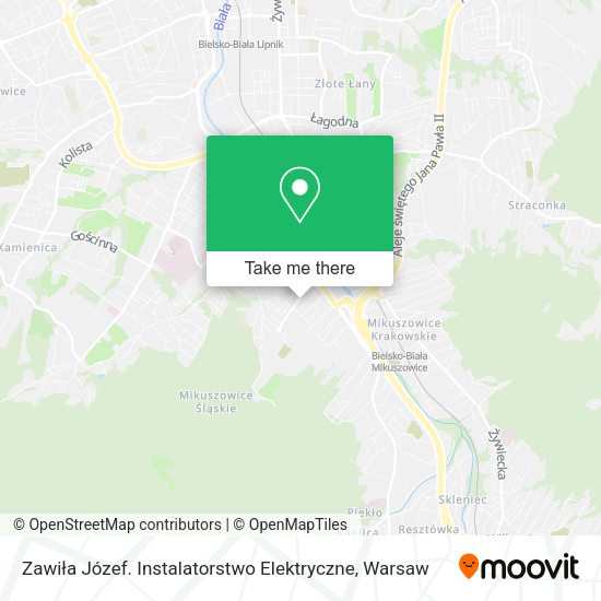 Zawiła Józef. Instalatorstwo Elektryczne map