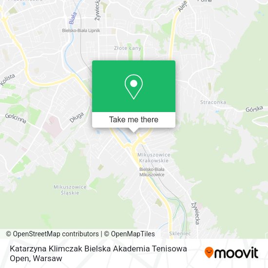 Katarzyna Klimczak Bielska Akademia Tenisowa Open map