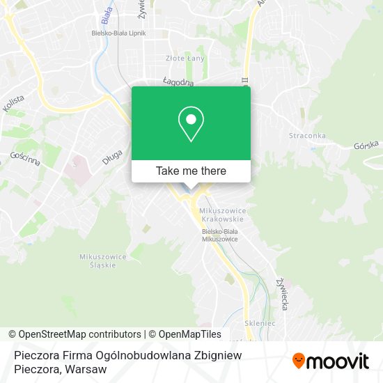 Pieczora Firma Ogólnobudowlana Zbigniew Pieczora map