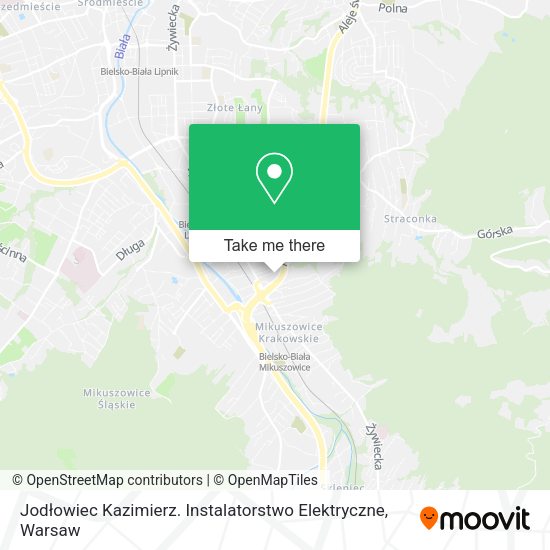 Jodłowiec Kazimierz. Instalatorstwo Elektryczne map