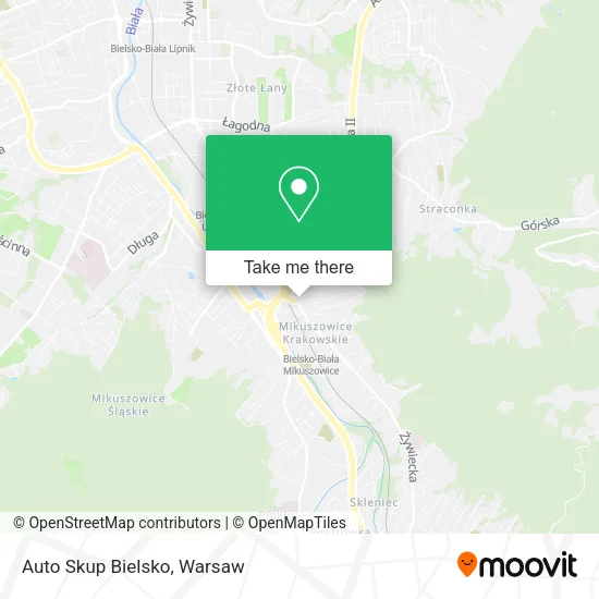 Карта Auto Skup Bielsko