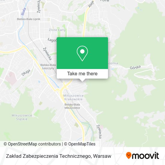 Карта Zakład Zabezpieczenia Technicznego