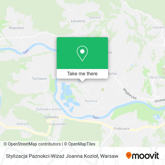 Stylizacja Paznokci-Wizaż Joanna Kozioł map