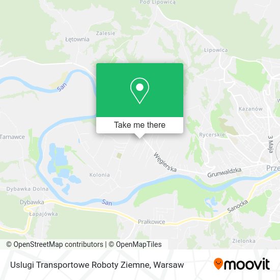 Uslugi Transportowe Roboty Ziemne map