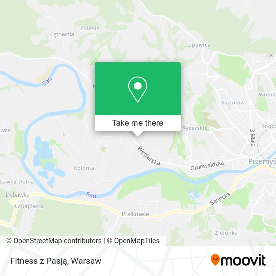 Fitness z Pasją map