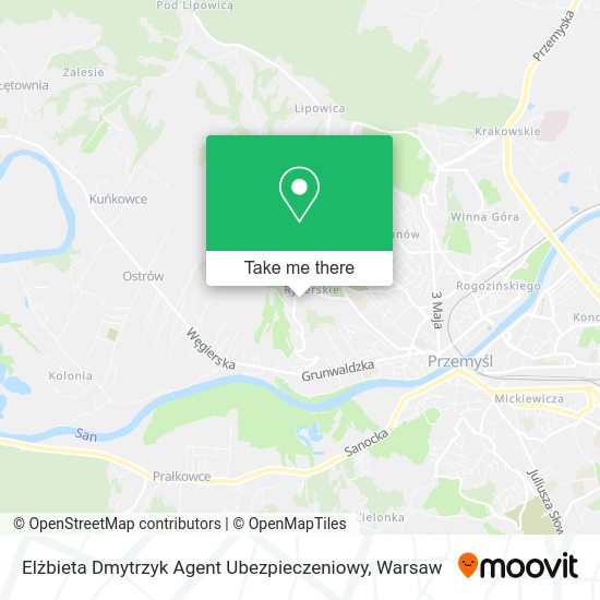 Elżbieta Dmytrzyk Agent Ubezpieczeniowy map