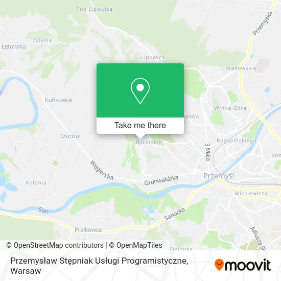 Przemysław Stępniak Usługi Programistyczne map
