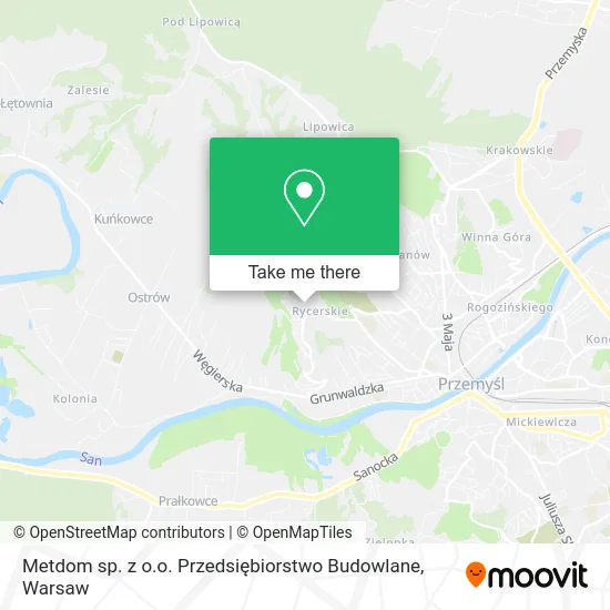Metdom sp. z o.o. Przedsiębiorstwo Budowlane map