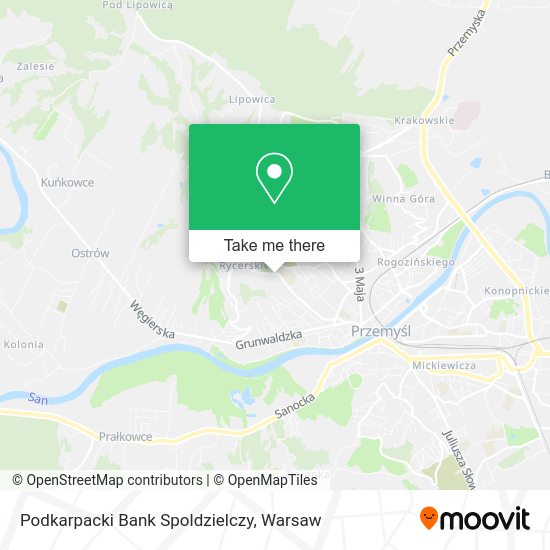 Podkarpacki Bank Spoldzielczy map