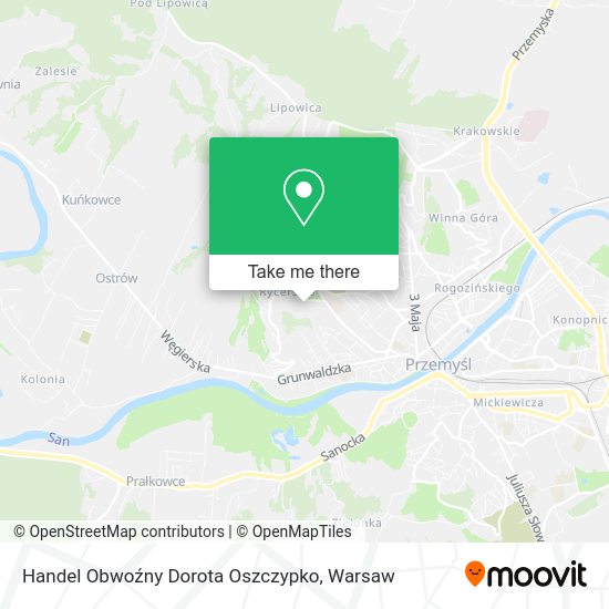 Handel Obwoźny Dorota Oszczypko map