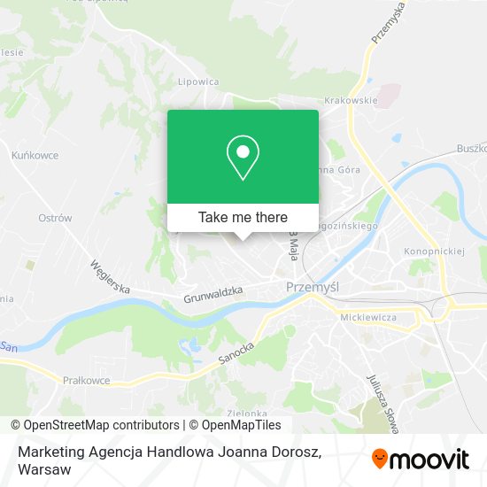 Marketing Agencja Handlowa Joanna Dorosz map