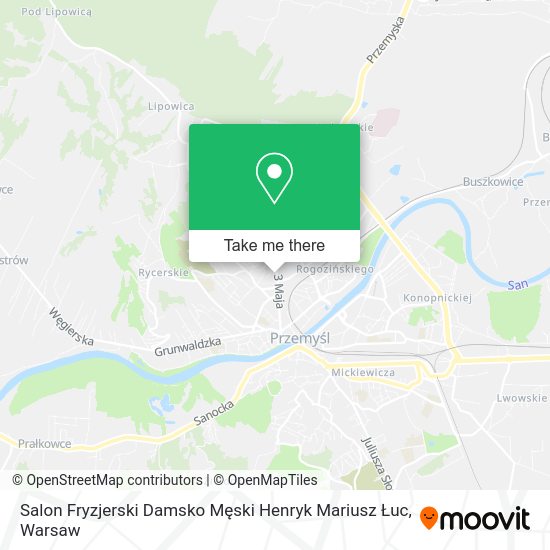 Salon Fryzjerski Damsko Męski Henryk Mariusz Łuc map