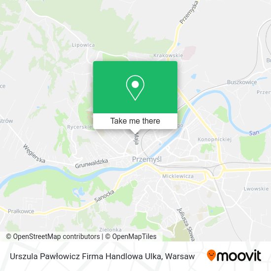 Urszula Pawłowicz Firma Handlowa Ulka map