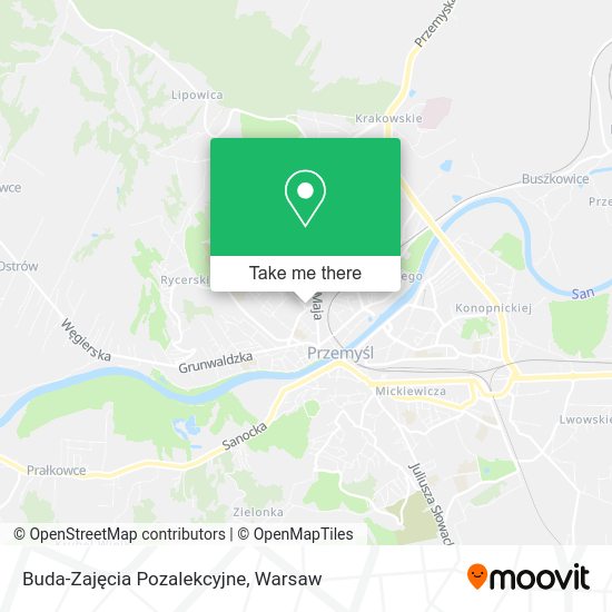 Buda-Zajęcia Pozalekcyjne map