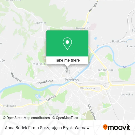 Anna Bodek Firma Sprzątająca Błysk map
