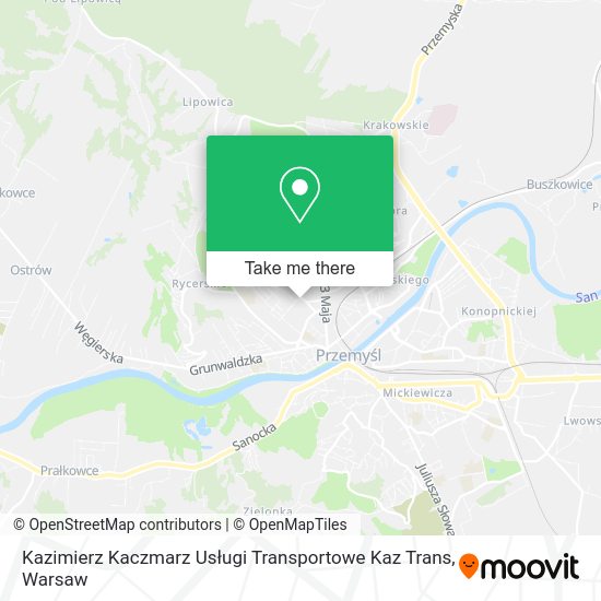 Kazimierz Kaczmarz Usługi Transportowe Kaz Trans map