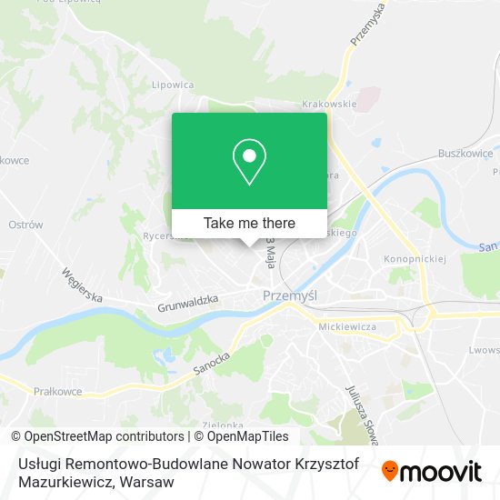 Usługi Remontowo-Budowlane Nowator Krzysztof Mazurkiewicz map