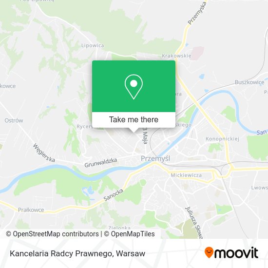 Kancelaria Radcy Prawnego map