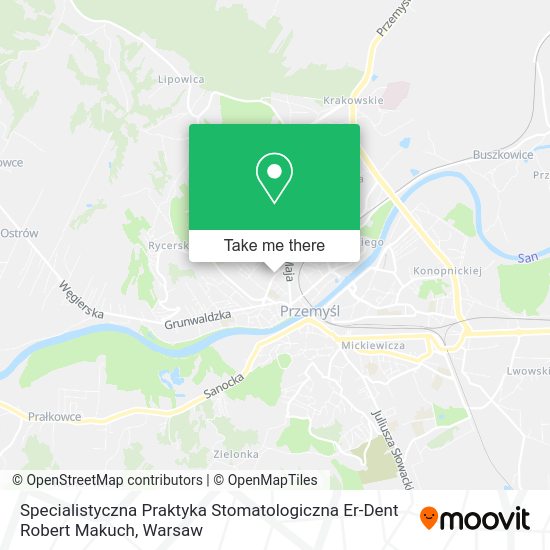 Specialistyczna Praktyka Stomatologiczna Er-Dent Robert Makuch map