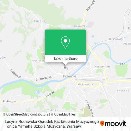 Lucyna Rudawska Ośrodek Kształcenia Muzycznego Tonica Yamaha Szkoła Muzyczna map