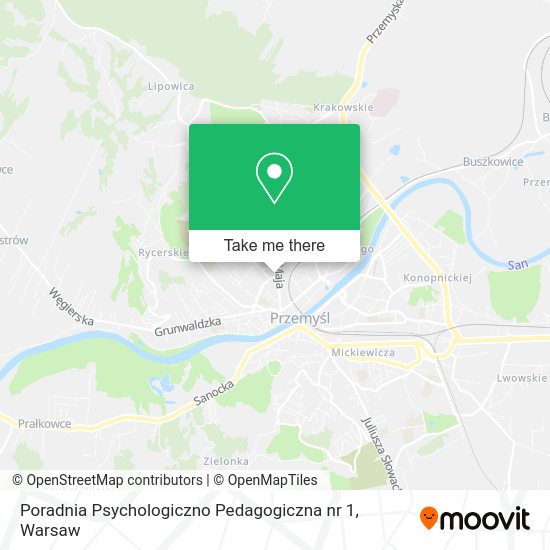 Poradnia Psychologiczno Pedagogiczna nr 1 map