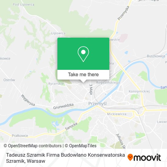 Tadeusz Szramik Firma Budowlano Konserwatorska Szramik map