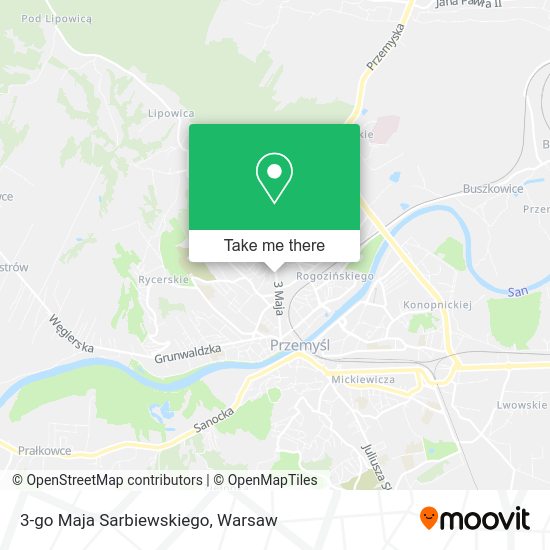 3-go Maja Sarbiewskiego map