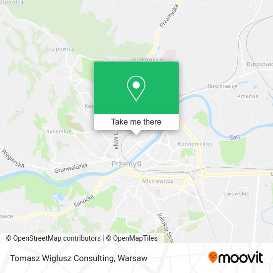 Tomasz Wiglusz Consulting map