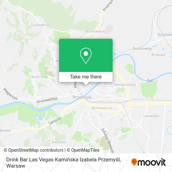 Карта Drink Bar Las Vegas Kamińska Izabela Przemyśl