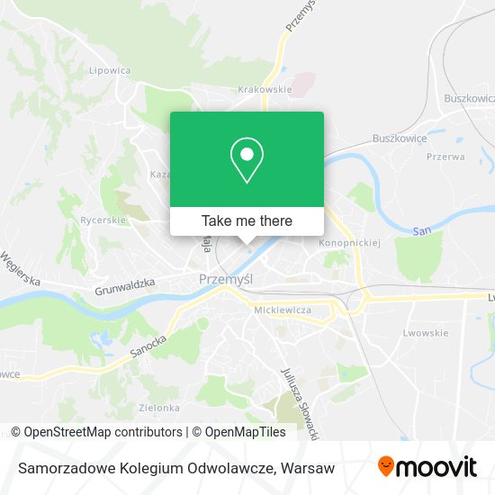 Samorzadowe Kolegium Odwolawcze map