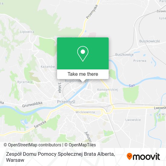 Zespół Domu Pomocy Społecznej Brata Alberta map