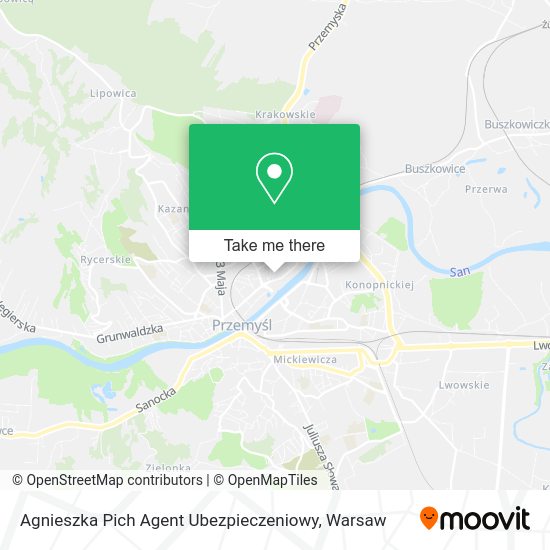 Agnieszka Pich Agent Ubezpieczeniowy map