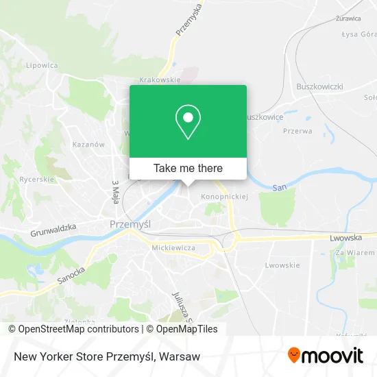 New Yorker Store Przemyśl map