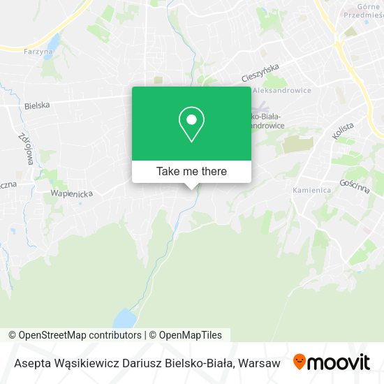 Asepta Wąsikiewicz Dariusz Bielsko-Biała map