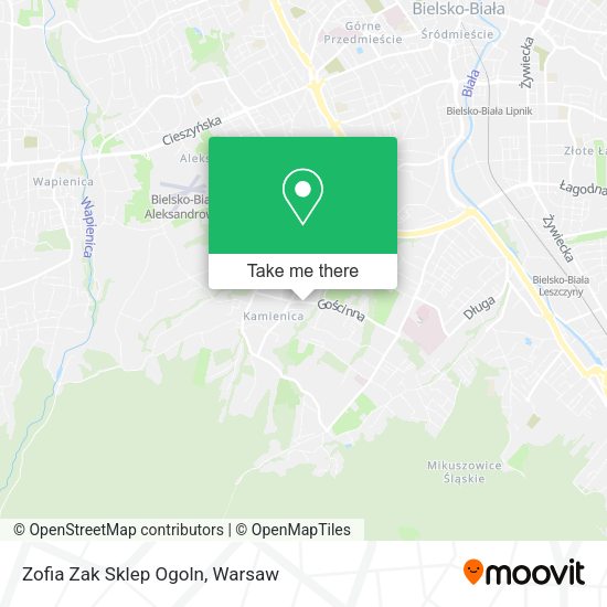 Zofia Zak Sklep Ogoln map